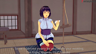 Hinata get fucked at her bachelorette party - Hinata Hinata NTR: Sinobi's Affair - Full 2 hr movie on patreon: Fantasyking3