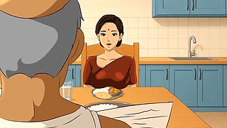 Desi Hentai Episode 2: Tharki Malik Hardcore Fucks His Indian Maid in Kitchen - Anime Cartoon Porn XXX
