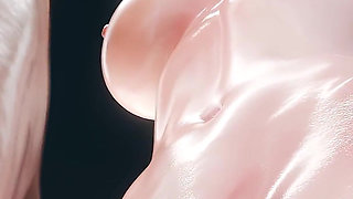 D.va Gangbang Photoshoot - DP & Creampie - 3D Overwatch Animation