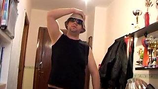 Fat girl fucks with a sex doll and a real cock