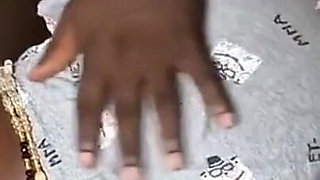 An African Domestic Worker Receives a Surprise Visit in Her Room