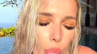 Khloe Knowles Blows And Bounces Cock By The Pool Onlyfans