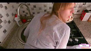 Stepmom Creamy Creampie - Real Redhead MILF Gets Sperm From Step Son