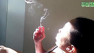 Smoking and Coughing Volume 2 Non Nude Taking a Quick Smoke Break in Between Work. I Love My Hand Rolled Tobacco Smokes but They