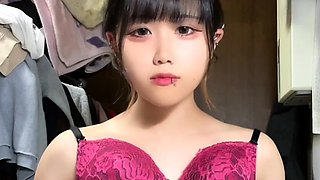Kinky Asian teen and her sex toys