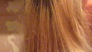 Amateur Blonde at a Gloryhole