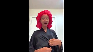 Hot Black Maid Does Some Webcam Black and Ebony