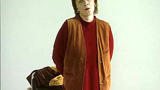 Mature Lady From Germany Showing Her Big Tits on Casting