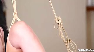 Femdom Amarna Miller Suspens & Fucks Meg Magic With Boyfriend