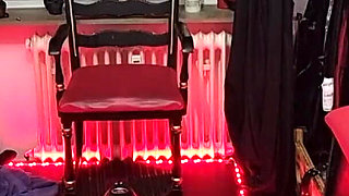 MILF Domme Crops Hooded Slave's Trembling Ass Raw