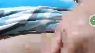 7 minutes pleasured to my wife LDR video sex call