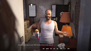 In Security- Luna's Second Day as a Slutty Maid for Pervert Gary