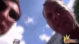 Jessy Key: Big Tits MILF Gets Public Pussy Pounding On Camera