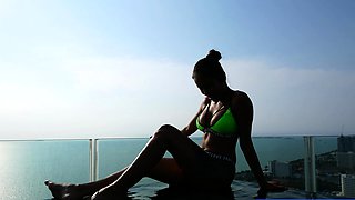 Anal fucking my big ass Thai girlfriend