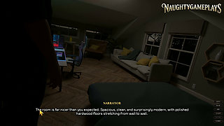 Godson (part 10) by Cheesecake Studio - Hot Wife Cheating on Her Husband with Her Phone