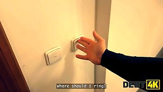 Debt4k. forgive my debts while my husband is observing tv!