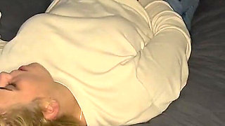 Masturbation Porn Watching Horny Foreplay Blonde Wet Horny Aroused Pussy Massaging Real Orgasm Trembling Twitch