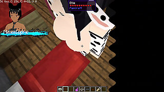Minecraft Jenny Mod Fapcraft - Ellie, a Goth Dommy Stepmommy with a Cow Bikini and Tasty Milkers