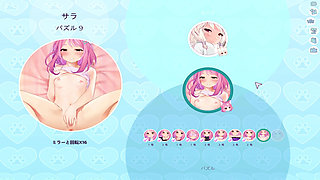 #2 [Mosaic Cat Wife 4] See Sarah's inside! Eroge where you complete puzzles and interact with girls!