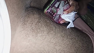 Sana give a blowjob in video call service