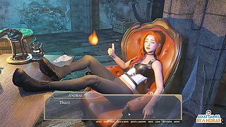 3d magic, 3d deepthroat swallow, extreme gagging blowjob
