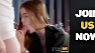 SHAME4K. He heard something from her pussy and couldnt resist