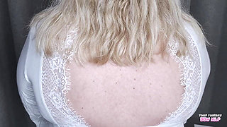 Pantyhose Feel so Sexy on My Hairy Cunt - Cheating Mature Amateur BBW Slut Stepmom Stepmother