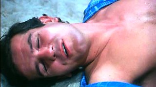 Busty blonde in provocative lingerie does amazing blowjob