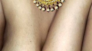 Yellow saree hot breast nipple licking