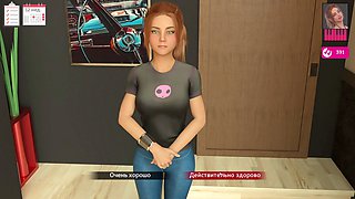 Teen Asian girl gives a blow while riding and taking deep throats in cowgirl style