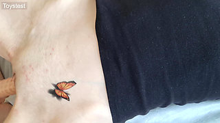 Young Stepsister Having Fun with Longest Dildo