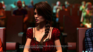 Being a Wife - P15 - the Cheating Wife Makes Her Stepson's Friend Rock-hard While Watching a Movie with Her Husband