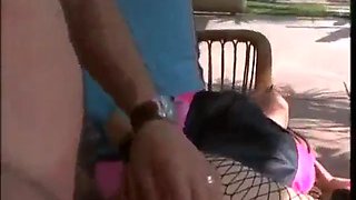 Hardcore fuck by pool: Blowjob, Missonary  Babe Porn