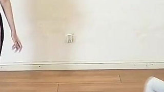 Gym Babe Dominates Fat Masked Submissive