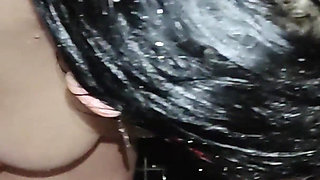 Washing Cum off Her Face with Piss