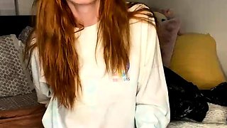 Amateur redhead Russian teen