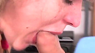 Brunette with Natural Tits From Russia Gets Pounded by Huge Cock at Audition