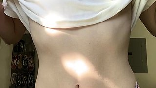 Curly Blonde Teen Records Solo Dildo Masturbation More at