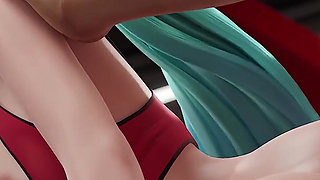 Kda Seraphine - Sports University Double Penetration - 3D League of Legends Animation