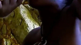 Cute Latina stepdaughter gets anal fucked by stepdad on the beach