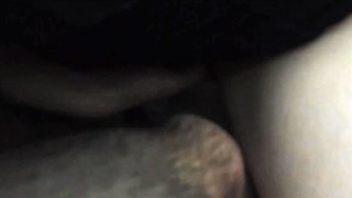 Very amateur fuck scene with a very horny couple that goes MENTAL