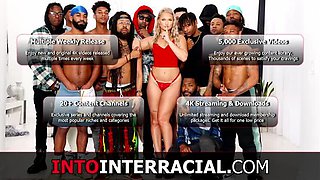 Naomi Foxxx Takes Josh Rivers' Big White Cock in Ebony Glory Hole Fuck