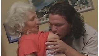 The Milf In Lingerie Sucks And Fucks A Big Young Cock