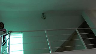 Independent Teen brunette girl toying pussy outdoor