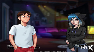SummertimeSaga - Lovely Girl Loves Rock and Video Games E1 #