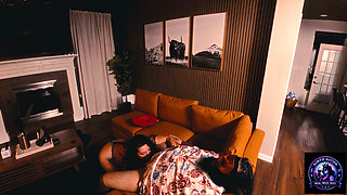 Sexy Brazilian Calixta Relaxes Her Man After a Hard Day