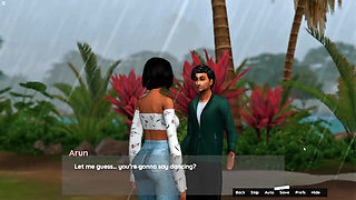 Indian Stepsister Sucking And Giving Deepthroat Blowjob To A Black Huge Cock