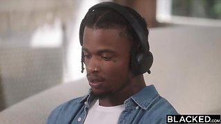 Cherry Kiss Blonde Squirts For BBC In Doggystyle Creampie