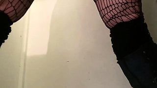 Milf try’s new BBC Dildo in public change room