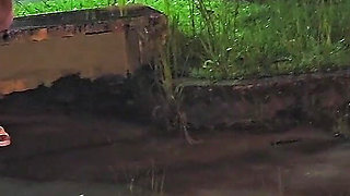 Two Hot Girls Caught Him Masturbating Inside the Car and Helped Him Cum